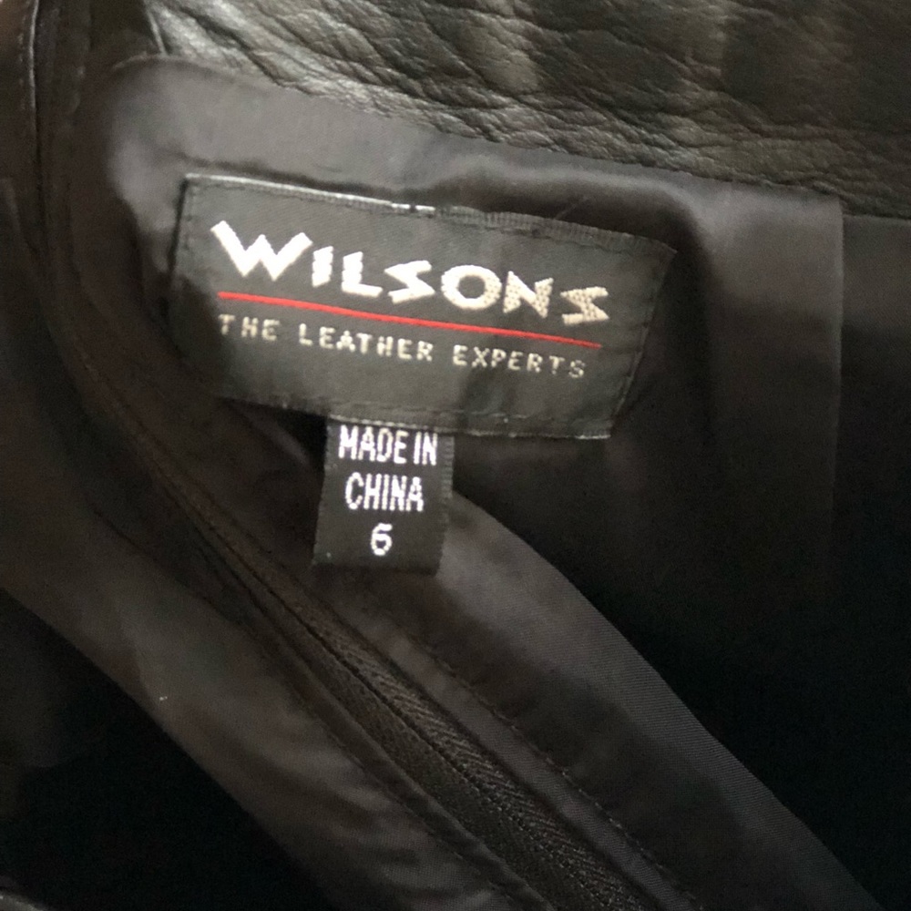 🌟HP vintage Wilson Leather Leather Skirt - Picture 4 of 4